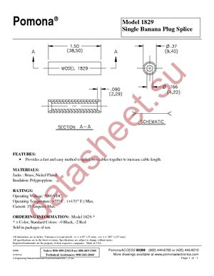 1829-2 datasheet  